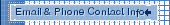 Email & Phone Contact Info